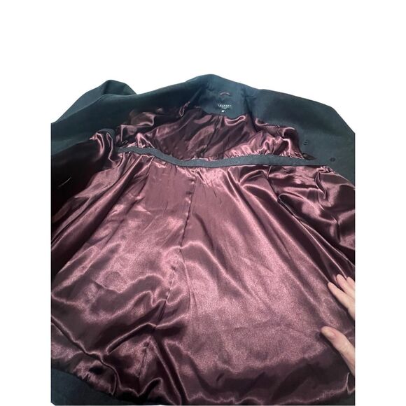 Laundry By Shelli Segal Wool Blend  Peacoat Jacket Sz S charcoal NWT - Picture 6 of 7